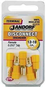 TERM DISC F VINYL INSUL .25TAB