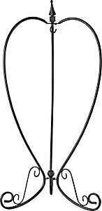 HANGING BASKET HOLDER BLACK