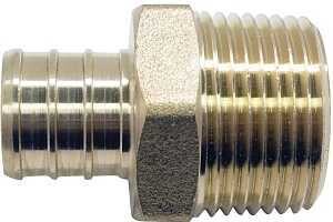 ADAPTER PEX 3/4IN BRASS MALE