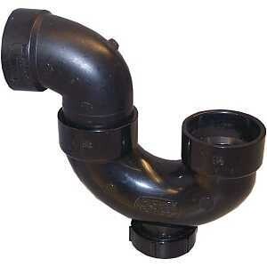 ABS P-TRAP -CLEANOUT 2IN