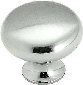 KNOB CABINET 1.375IN STERL NKL