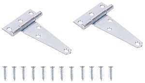 T-HINGE LD STEEL 3IN ZINC PLTD
