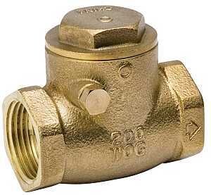 CHECK VALVE BRASS 2IPS