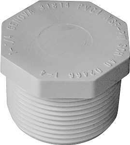 PLUG PVC MIP 1-1/4 IN