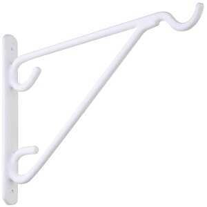 BRACKET PLANT WHT VYNL CTD 8IN