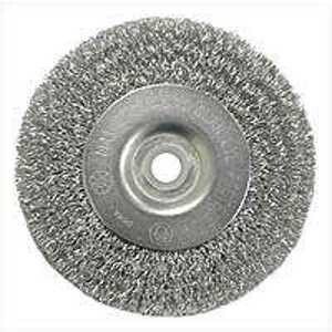 WHEEL BRUSH 4IN CRIMP COARSE