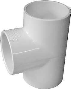 TEE PVC SLIPXSLIP 2 IN