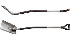 SHOVEL TRANSFER STEEL D-HNDL