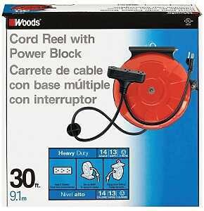 REEL CORD RETRCT 3OUT14/3X30FT