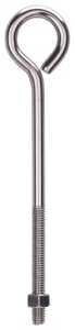 SS EYE BOLT W/NUT 3/8X8