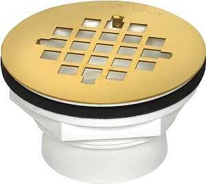 SHOWER DRAIN W-BRASS CVR 2IN