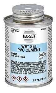 PVC CEMENT WET SET BLUE 4OZ
