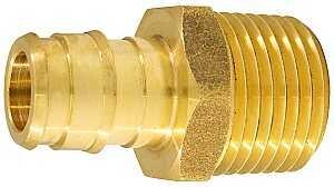 ADAPTER PEX-AXM BRS 1/2X1/2IN