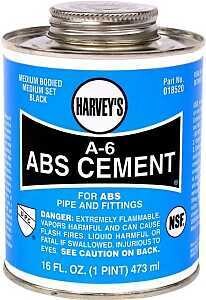 CEMENT ABS BLACK 16OZ