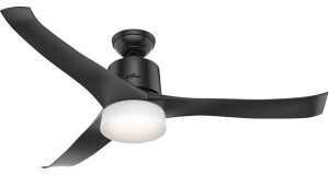 FAN CEIL WI-FI MATTE BLK 54IN