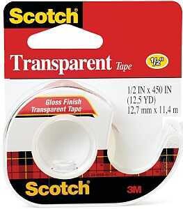 144 TRANSPARENT TAPE 1/2X450IN