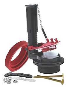 VALVE FLUSH W/FLAPPER UNIV 3IN