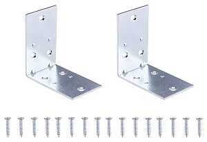 BRACE CNR DBL WD 2-1/2 ZN PLTD