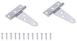 T-HINGE LD STEEL 2IN ZINC PLTD