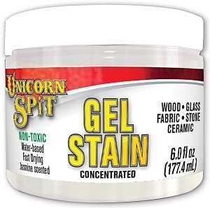 GEL STAIN&amp;GLAZE WHITE NING 6OZ