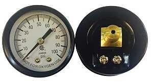 PRESSURE GAUGE 100PSI LF