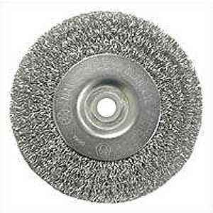 WHEEL BRUSH 3IN CRMP 1/2-3/8