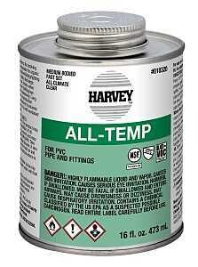 PVC CEMENT ALL WEATHER CLR 16