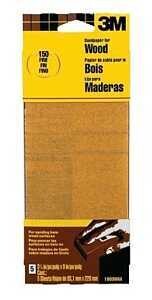 SANDPAPER MED GRIT 3-2/3INX9IN