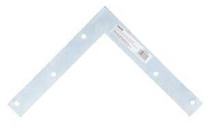 BRACE CNR FLAT STEEL 8IN ZINC