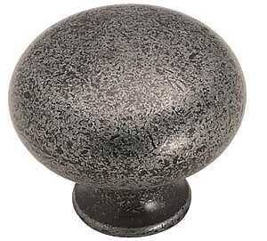 KNOB CABINET 1-1/4IN WRGHT IRN