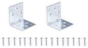 BRACE CNR DBL WD 1-1/2 ZN PLTD