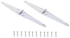 HINGE STRAP STEEL LD 6IN ZINC