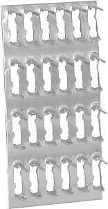 TOWEL BAR SQUARE WHITE 18IN