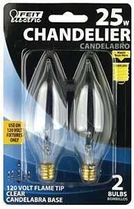 BULB DCRTV CLR CDLBRA FLM 25W