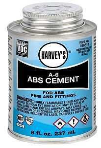 CEMENT ABS BLACK 8OZ