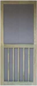SCRN DOOR 36IN 5BAR TREATED WD
