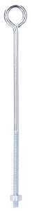 ZINC EYE BOLT W/NUTS 1/4X8