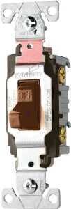 CS120B 20A TOGGLE SWITCH BROWN