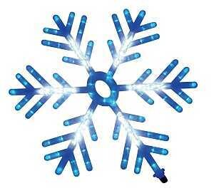 SNOWFLAKE MOTION 24IN