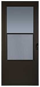 STORM DOOR MIDVIEW BROWN 36IN