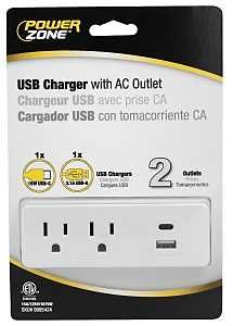 TAP 2-OUT 2 USB ( 1USBC 1USBA)