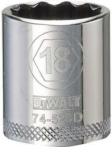 DWMT74523OSP SOCKET 3/8DR 18MM