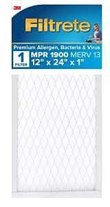 UT20-4 FILTER AIR 12X24X1IN