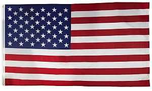 USS-1 AMER FLAG POLYCOTTON3X5
