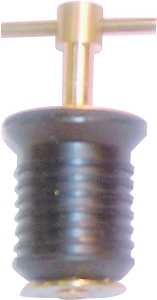 M-008C BRS HDL DRAIN PLUG 1"