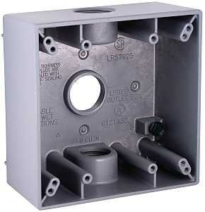 5341-0 2G SQ WP BOX 3/4IN