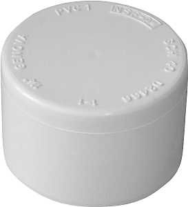 435412 PVC PRESSURE CAP 2IN