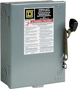 D211NCP FUSE SFTY SWITCH 30A