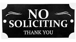 PLQ-001 PLAQUE HSE NO SOLICTNG