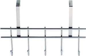 DOOR HANGER 5 HOOKS CHROME